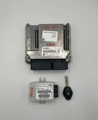 BMW X3 E83 Engine ECU kit and lock set 8510594 9145350 009145350010