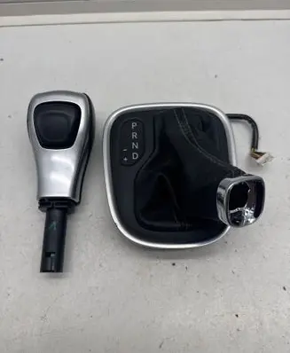 Gear lever shifter trim leather/knob