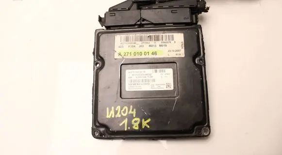 Mercedes-Benz C W203 Engine control unit/module A2711502279 A2710100146 5WK90708