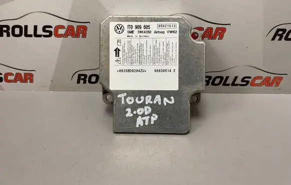 Volkswagen Touran I Airbag control unit/module 1T0909605