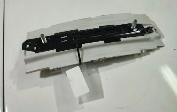 Opel Signum Seat belt adjustment rail 9670202
