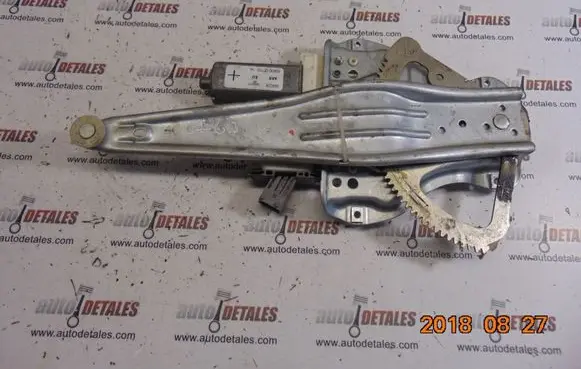 Toyota Avensis T250 Rear door window regulator with motor 6983005100