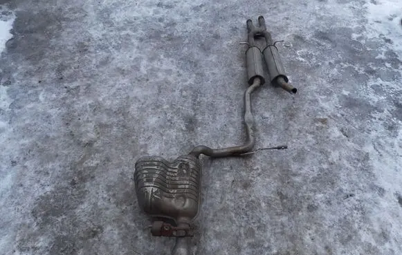 Audi A6 S6 C6 4F Muffler/silencer 4F0253411AA 4F0253611AJ