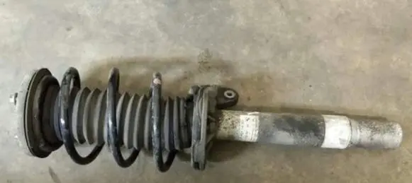 BMW 7 E65 E66 Front shock absorber with coil spring 31316753187