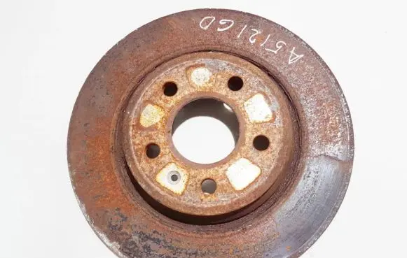 Audi A5 8T 8F Rear brake disc neventiliuojamas