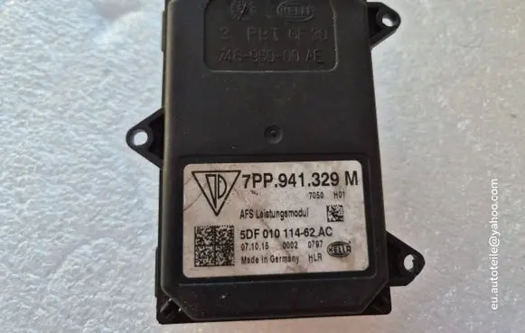 Porsche Panamera (970) Headlight ballast module Xenon 7PP941329M 5DF01011462AC