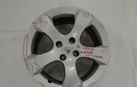 Peugeot 3008 I R17 alloy rim 9683738677