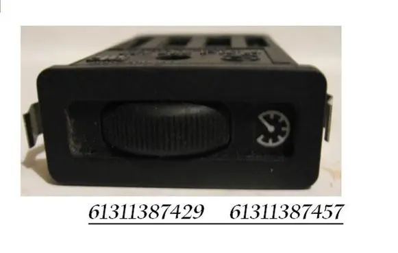 Panel lighting control switch