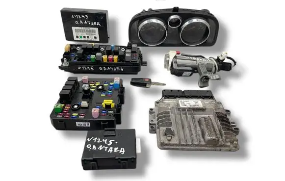 Opel Antara Engine ECU kit and lock set 25189813 28359587 25184894