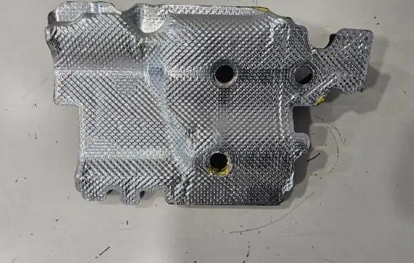 Heat shield in engine bay