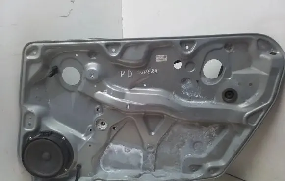 Skoda Superb B5 (3U) Front door window regulator with motor 3B4837756D