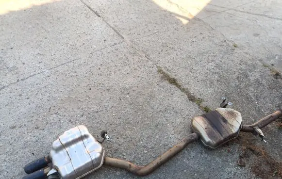 Audi A4 S4 B9 Rear muffler/silencer tail pipe 