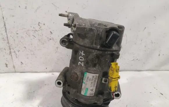Peugeot 207 Air conditioning (A/C) compressor (pump) 9659875780