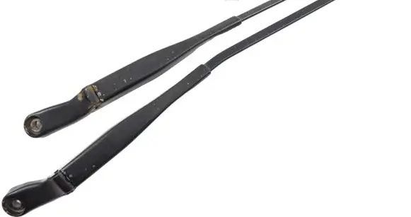 Front wiper blade arm