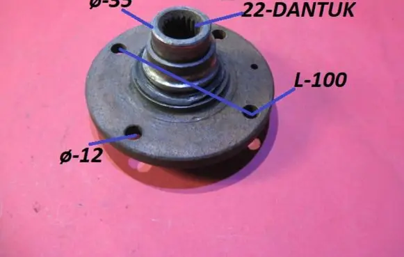 Volkswagen Golf II Front wheel bearing hub Q35L10022D
