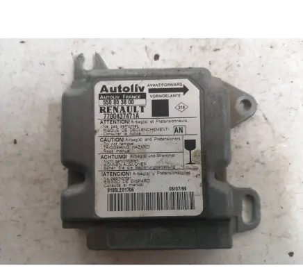 Renault Scenic I Airbag control unit/module 7700437471A 550803800