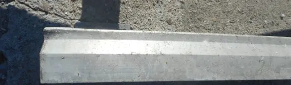 Audi A2 Rear bumper support beam 