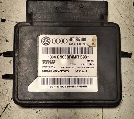 Audi A6 S6 C6 4F Hand brake control module 4F0907801 4F0910801 32620003