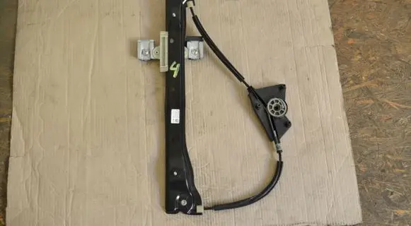 Volkswagen Up Front door window regulator with motor 1S3837461A