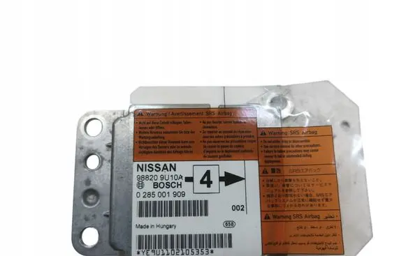 Nissan Note (E11) Airbag control unit/module 988209U10A