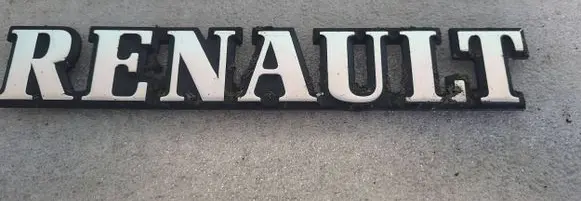 Renault Espace II Manufacturer badge logo/emblem 