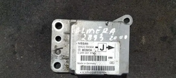 Nissan Almera N16 Airbag control unit/module 0285001319 988205m304