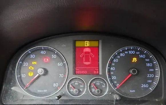 Volkswagen Touran I Speedometer (instrument cluster) 1T0920870F IMPRK1422948