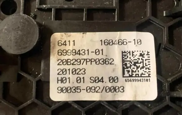 BMW 5 G30 G31 Climate control unit 6999431