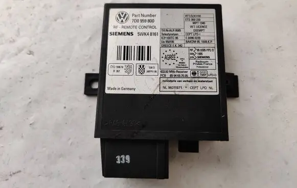 Volkswagen Transporter - Caravelle T4 Door central lock control unit/module 7D0959800 5WK48161