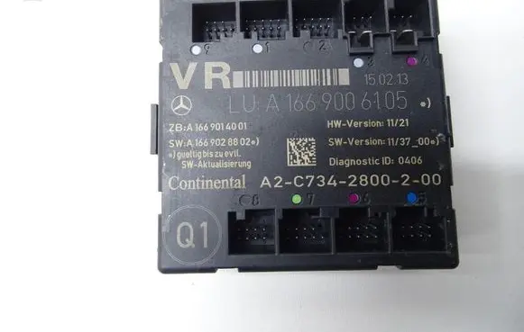 Mercedes-Benz A W176 Door control unit/module A1669006105