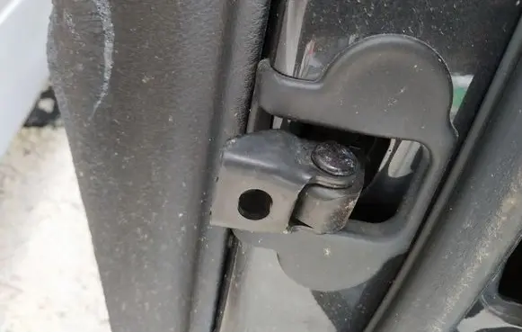 BMW 5 GT F07 Rear door check strap stopper