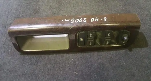 Volvo S40 Electric window control switch 30710787