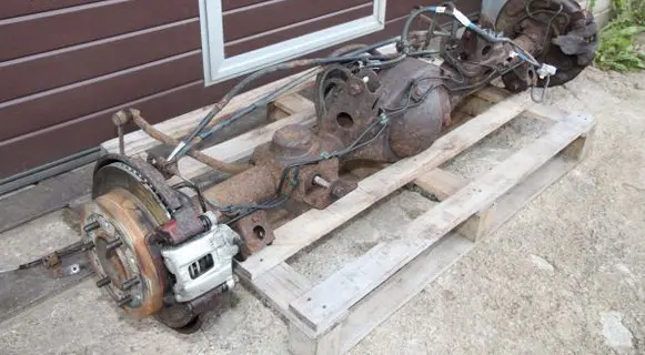 Toyota Land Cruiser (J120) Rear axle beam with reductor B278