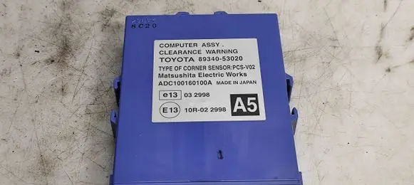 Lexus IS 220D-250-350 Parking PDC control unit/module 8934053020 ADC100160100A 10R022998