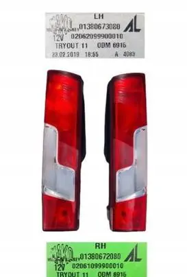 Fiat Ducato Rear/tail lights set 