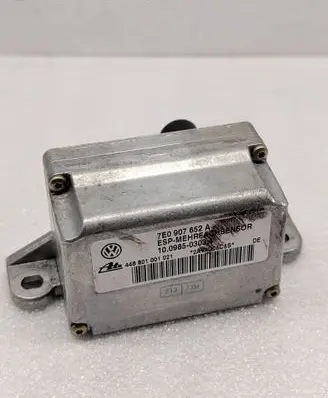 Volkswagen Touareg I ESP acceleration yaw rate sensor 7E0907652A 448801001021 10098503034