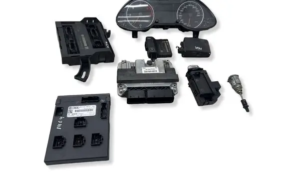 Audi Q5 SQ5 8R Engine ECU kit and lock set 03L906018DH 0281016944 8K0909131D