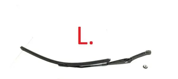 Front wiper blade arm