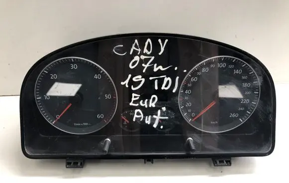 Volkswagen Caddy Speedometer (instrument cluster) V0003000 1T0920853C VWZ7Z0F7155182