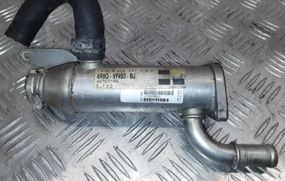 Jaguar S-Type EGR valve cooler 4R8Q9Y493BJ