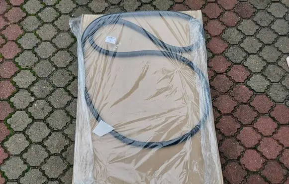 Volkswagen Caddy Sliding door rubber seal 2K4843791D
