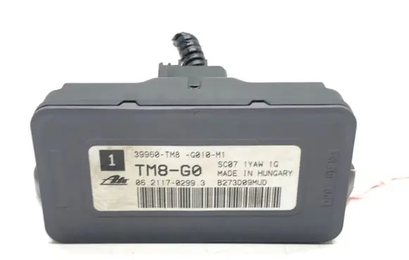 ESP acceleration yaw rate sensor