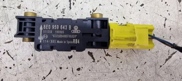 Airbag deployment crash/impact sensor