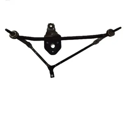 Front wiper linkage and motor