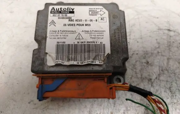 Citroen Berlingo Airbag control unit/module 9648938880 602327600