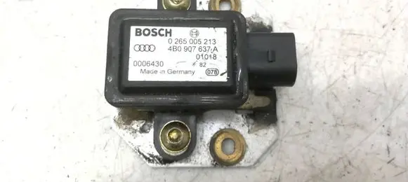 Audi A6 S6 C5 4B ESP acceleration yaw rate sensor 0265005213 0006430 4B0907637A