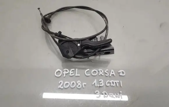 Opel Corsa D Engine bonnet/hood lock release cable 13186909