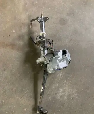 Steering wheel axle