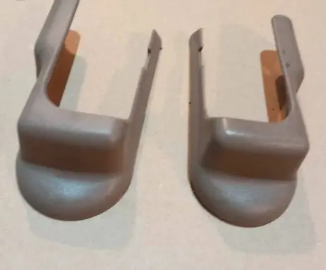 Jaguar XJ X308 Front passenger seat rail trim 