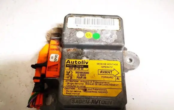 Peugeot 406 Airbag control unit/module 9626863080 550393900